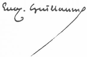 Signature d'Eugène Guillaume
