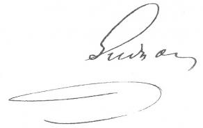 Signature de François Guizot