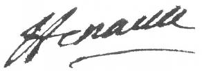 Signature de Charles-Jean-François Hénault