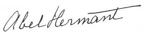 Signature d'Abel Hermant