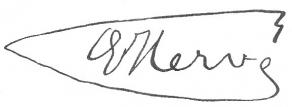 Signature d'Édouard Hervé