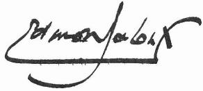 Signature d'Edmond Jaloux