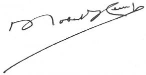 Signature de Robert Kemp