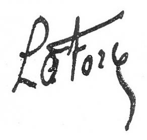 Signature du duc de La Force