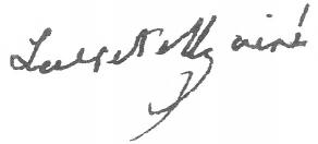 Signature de Pierre-Louis Lacretelle l'Aîné
