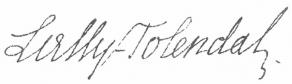 Signature de Trophime-Gérard de Lally-Tollendal