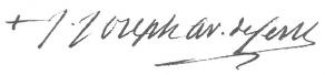 Signature de Jean-Joseph Languet de Gergy