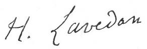 Signature d'Henri Lavedan