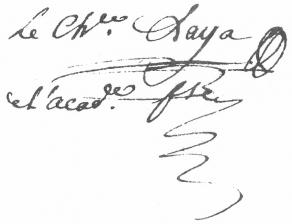Signature de Jean-Louis Laya