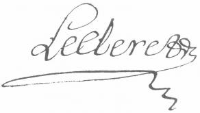 Signature de Michel Le Clerc