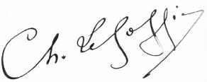 Signature de Charles Le Goffic