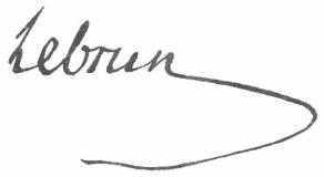 Signature de Pierre-Antoine Lebrun