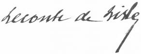 Signature de Charles Leconte de Lisle
