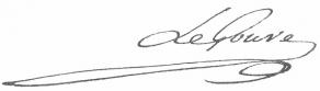 Signature de Gabriel-Marie Legouvé