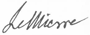 Signature d'Antoine-Marin Lemierre
