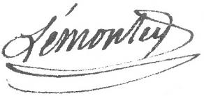 Signature de Pierre-Édouard Lémontey