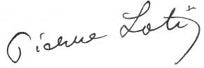 Signature de Pierre Loti