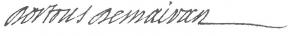 Signature de Jean-Jacques Dortous de Mairan