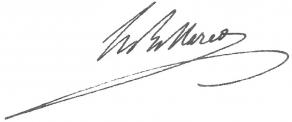 Signature d'Hugues-Bernard Maret