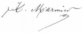 Signature de Xavier Marmier
