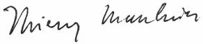 Signature de Thierry Maulnier