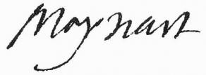 Signature de François Maynard