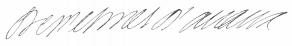Signature de Jean-Jacques de Mesmes