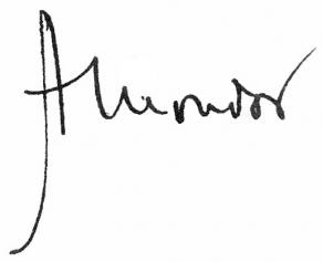 Signature de Henri Mondor