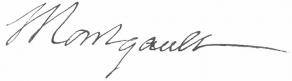Signature de Nicolas-Hubert de Mongault