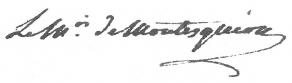 Signature d'Anne-Pierre de Montesquiou-Fézensac