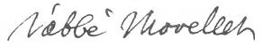 Signature d'André Morellet, abbé