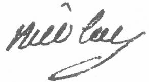 Signature d'Aimar-Charles-Marie de Nicolaï