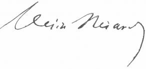 Signature de Désiré Nisard