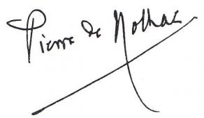 Signature de Pierre de Nolhac