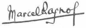 Signature de Marcel Pagnol