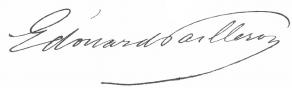 Signature d'Édouard Pailleron