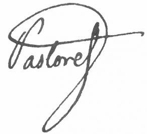 Signature de Claude-Emmanuel de Pastoret