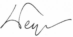 Signature de Alain Peyrefitte
