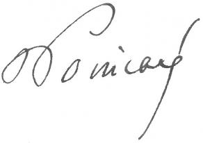 Signature de Raymond Poincaré