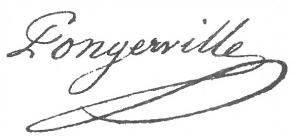 Signature de Jean-Baptiste Sanson de Pongerville