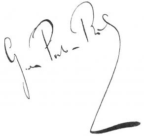 Signature de Georges de Porto-Riche