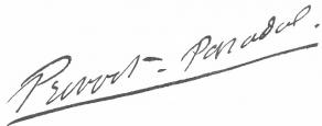 Signature de Lucien-Anatole Prévost-Paradol
