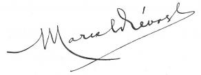 Signature de Marcel Prévost