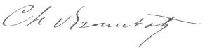 Signature de Charles de Rémusat