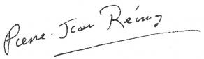 Signature de Pierre-Jean Rémy