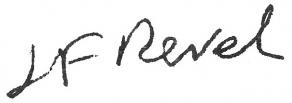 Signature de Jean-François Revel
