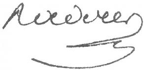 Signature de Pierre-Louis Roederer