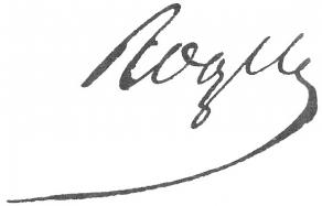 Signature de François Roger