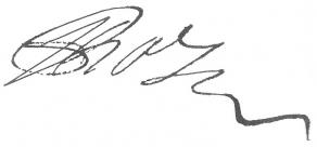 Signature de Toussaint Rose