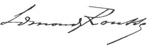 Signature d'Edmond Rousse